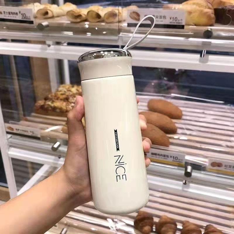 GCWAVE Factory Wholesale Colorful Glass Water Bottle Frosted Drinkware Cheap Glass Camp Water Bottles