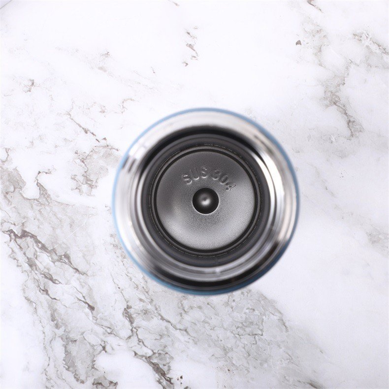 500ml Simple Changing Color Insulated Stainless Steel Kids Thermos Bottle Vacuum Flask With Boucing Lid
