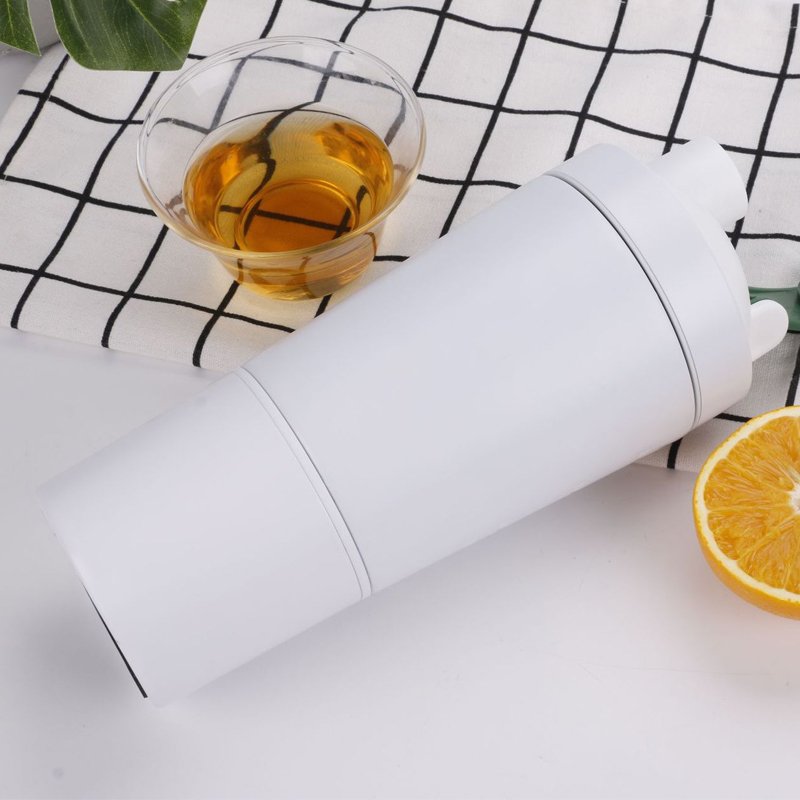 Bpa Free750ml Gym Insulated Double Wall Custom Stainless Steel Protein Shaker Water Bottle With Shaker Ball And Container