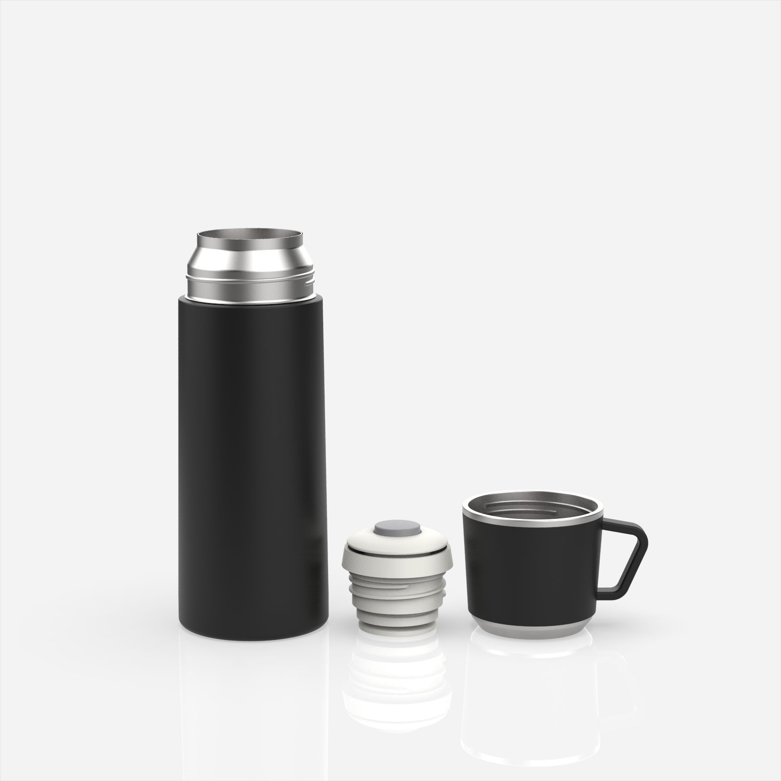 350 New Style Double Wall Water Bottle Stainless Steel Insulated Thermos Vacuum Flask with the Cup