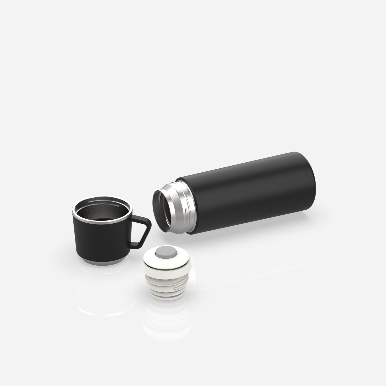 350 New Style Double Wall Water Bottle Stainless Steel Insulated Thermos Vacuum Flask with the Cup