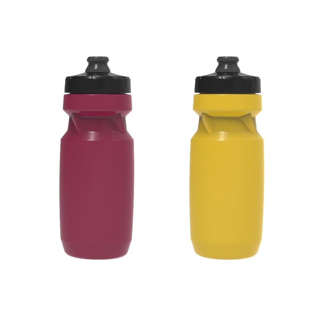 Clear blue color bicycle water bottle 700ml 24oz water bottle with pulling cover for ice hockey sport lover