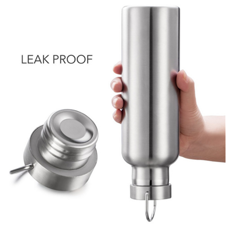 Portable Double Wall Thermos Vacuum Flask 304 Stainless Steel Straight Flasks Insulated thermos