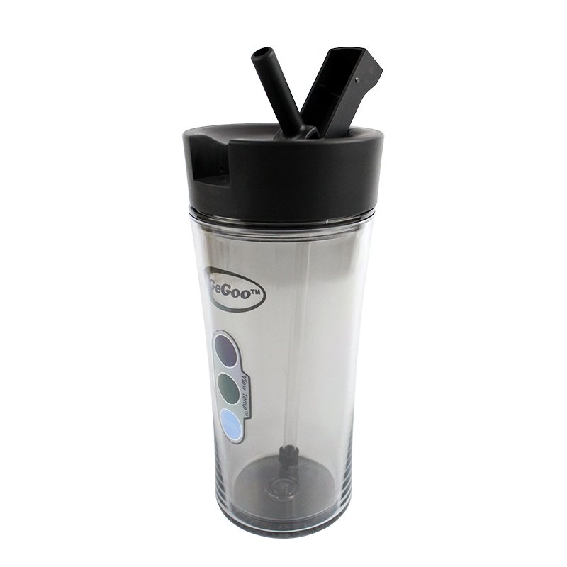 non slip mug double wall coffee mug with view temp keep hot and cold juice plastic water mug drinking cups