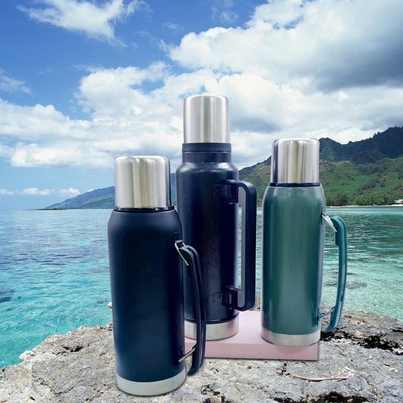 32oz Double Wall Vacuum Insulated Yerba Mate Thermal Bottle Wholesale Stainless Steel outdoor sport flask Travel Pot tumbler