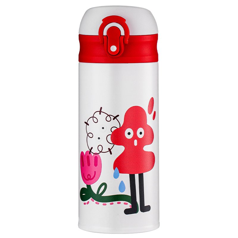Fun Graffiti Insulated Stainless Steel Water Bottle Eco Friendly Vacuum Flask With Custom Logo kid thermos water bottle