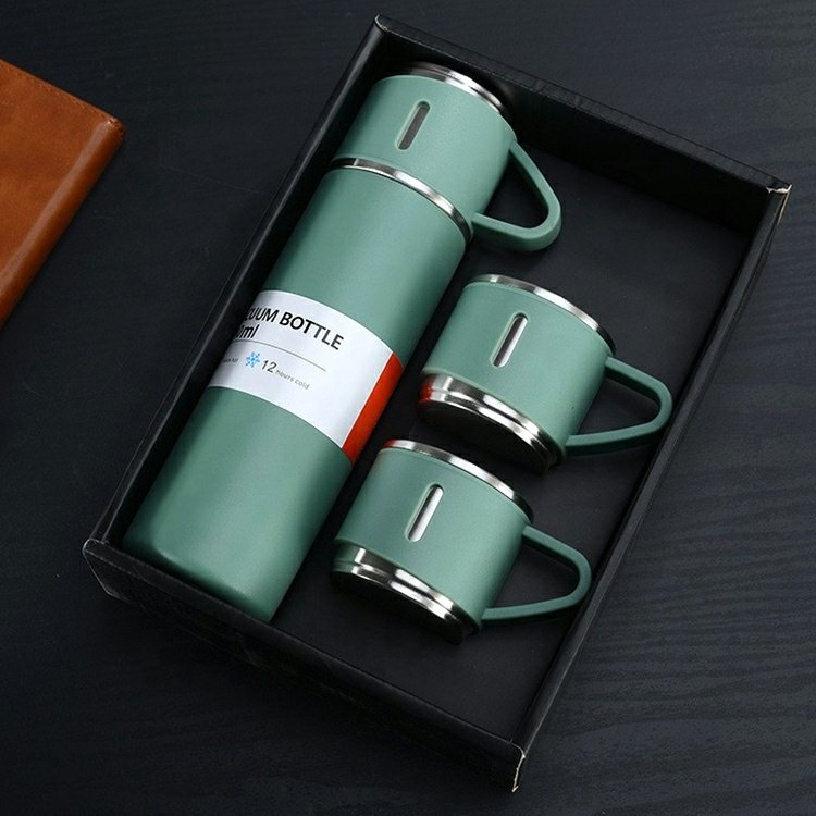 Manufactures Hot Selling 304 Stainless Steel Vacuum Thermos Set 304 Stainless Steel Vacuum Thermos Set