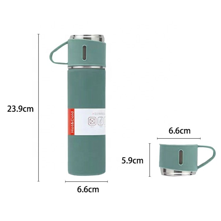 Manufactures Hot Selling 304 Stainless Steel Vacuum Thermos Set 304 Stainless Steel Vacuum Thermos Set