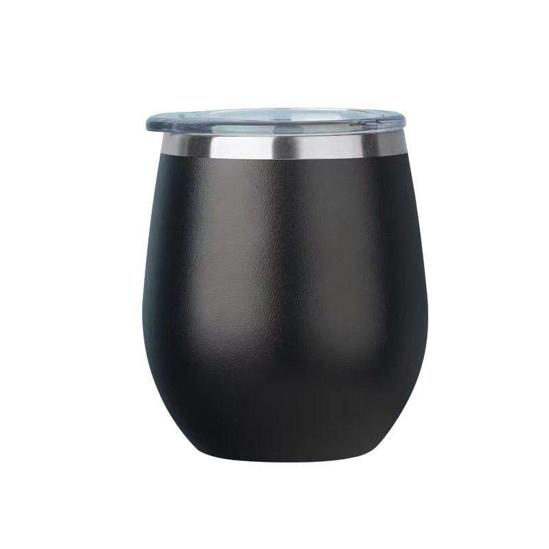 Eggshell Cup Thermos Egg Cup Stainless Steel Red Wine Beer Vacuum Color Paint U-shaped Egg Type 8oz White Box Travel Mugs Modern
