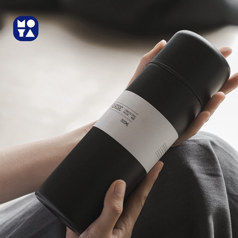 Portable Vacuum Flask 500ML Stainless Steel Thermos Bottle Straight Cup Insulated Water Drink Bottle