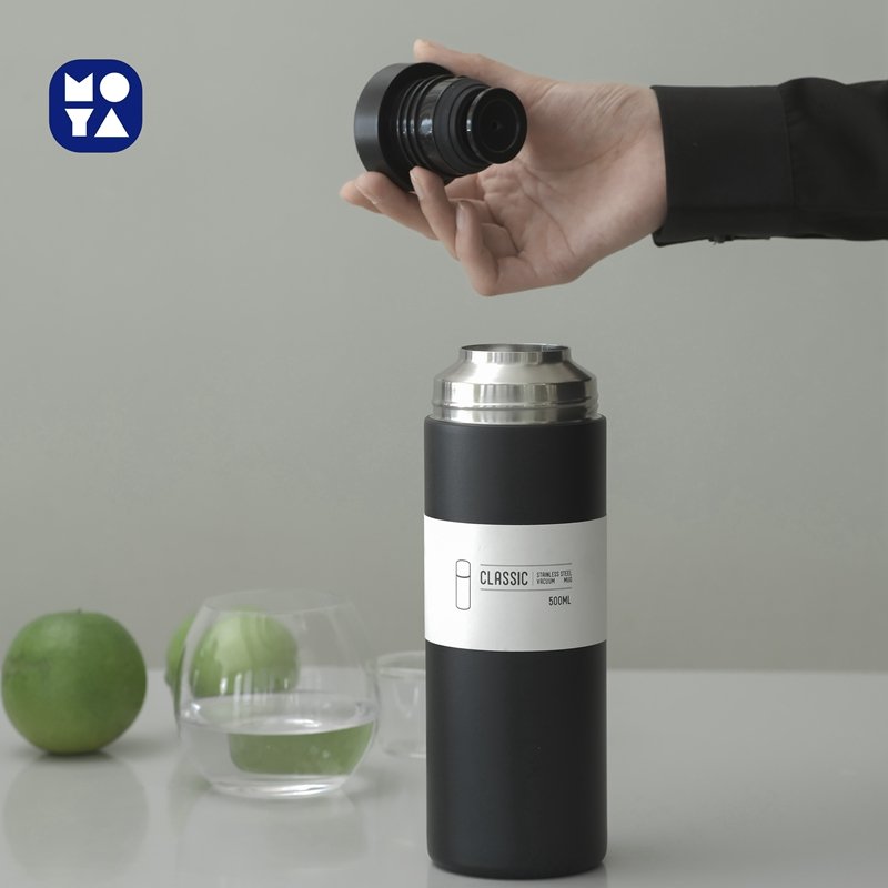 Portable Vacuum Flask 500ML Stainless Steel Thermos Bottle Straight Cup Insulated Water Drink Bottle