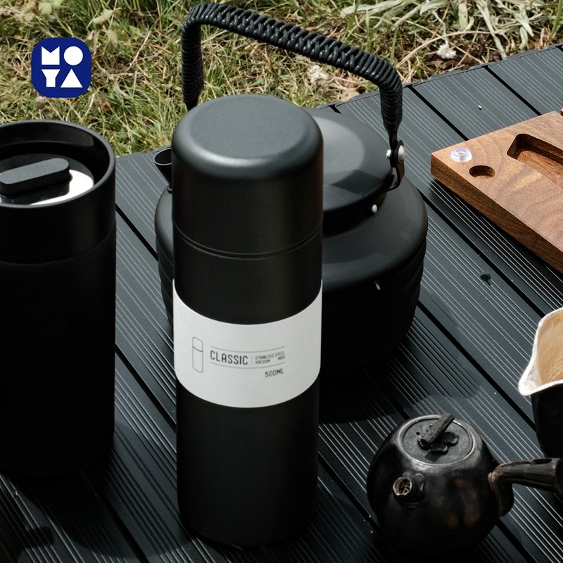 Portable Vacuum Flask 500ML Stainless Steel Thermos Bottle Straight Cup Insulated Water Drink Bottle