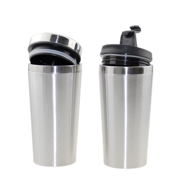450ml/15oz Double Wall Vacuum Thermoses With PP Lid BPA Free Vacuum Insulated Stainless Steel Tumbler Water Thermos Coffee Mug