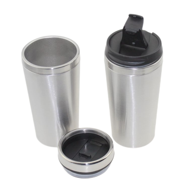 450ml/15oz Double Wall Vacuum Thermoses With PP Lid BPA Free Vacuum Insulated Stainless Steel Tumbler Water Thermos Coffee Mug