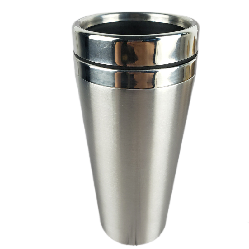 450ml/15oz Double Wall Vacuum Thermoses With PP Lid BPA Free Vacuum Insulated Stainless Steel Tumbler Water Thermos Coffee Mug