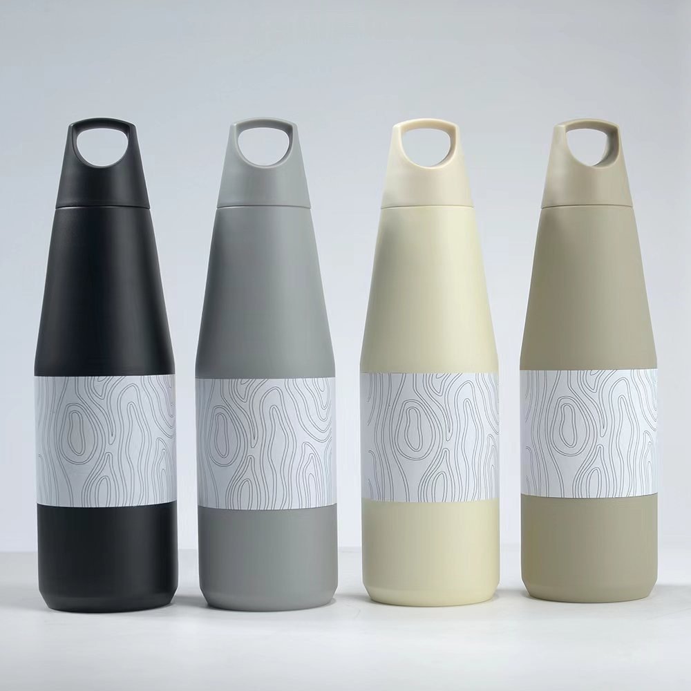New 900ml 30oz stainless steel tumbler double walled portable thermoses large capacity outdoor camping vacuum flask water bottle