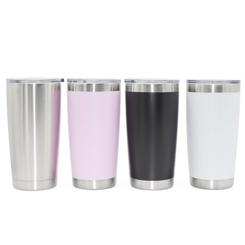 customization double wall stainless steel 20oz vacuum tumbler coffee mug ice cup with lid