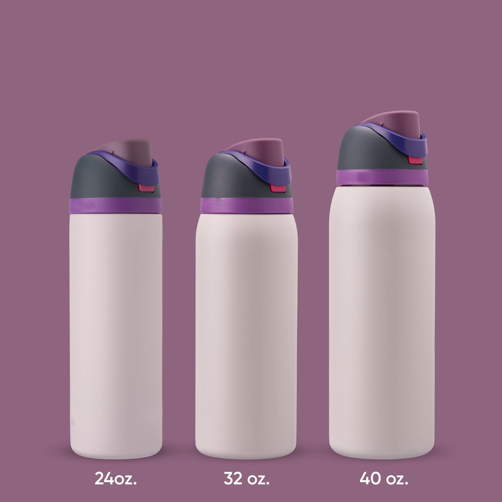 Custom Logo Double Wall Insulated Owalo Sports Water Bottle 24oz 32 40 Stainless Steel with Lids
