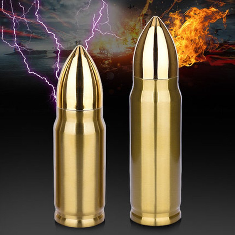 Custom 350ml 500ml 1000ml Vacuum Insulated Tumbler Double Wall Stainless Steel Thermo Water vacuum insulated bullet flask