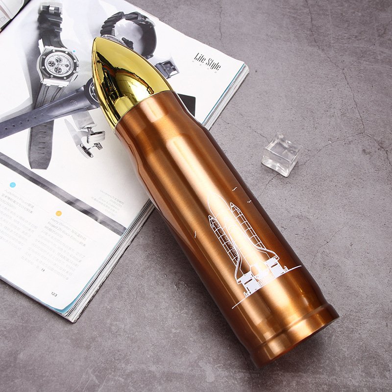 Custom 350ml 500ml 1000ml Vacuum Insulated Tumbler Double Wall Stainless Steel Thermo Water vacuum insulated bullet flask