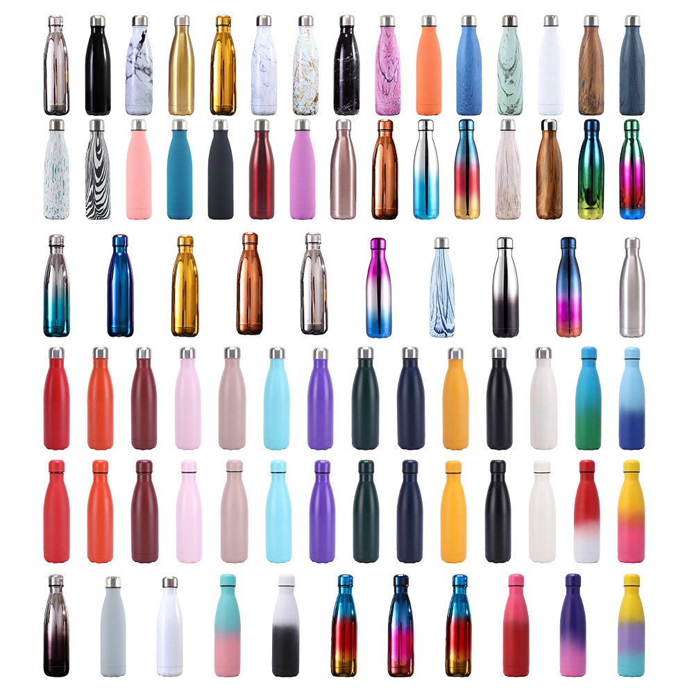 Unbreakable Tea Bullet Flask Double Wall Vacuum 304 Stainless Steel Water Drinking Thermal Cups Bottles 350ml 500ml 750ml