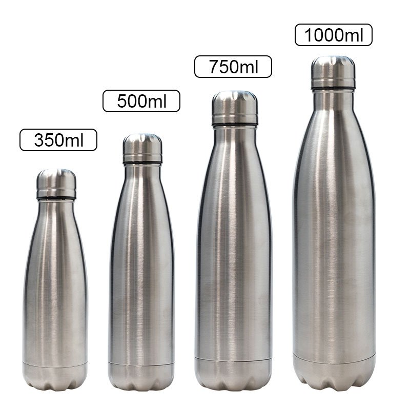 Unbreakable Tea Bullet Flask Double Wall Vacuum 304 Stainless Steel Water Drinking Thermal Cups Bottles 350ml 500ml 750ml