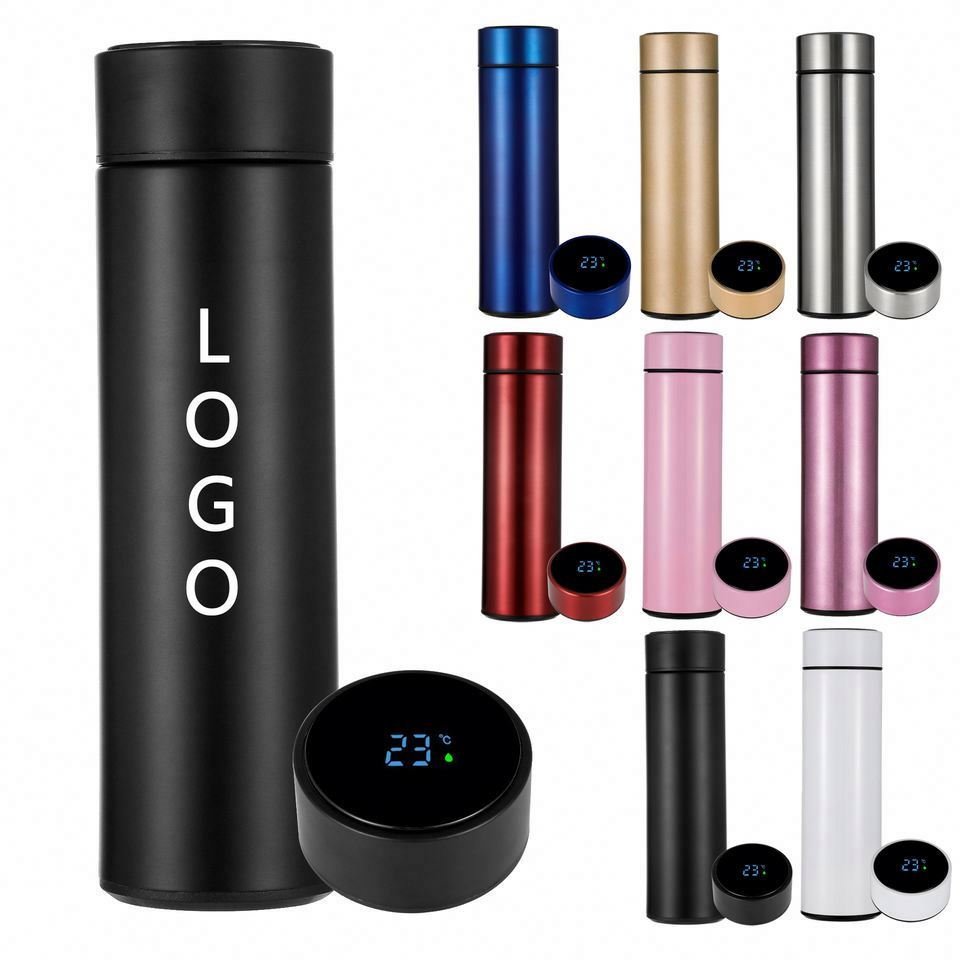 Trending Products 2021 New Arrivals Smart Thermos 500Ml Thermos Vacuum Flasks Temperature Display