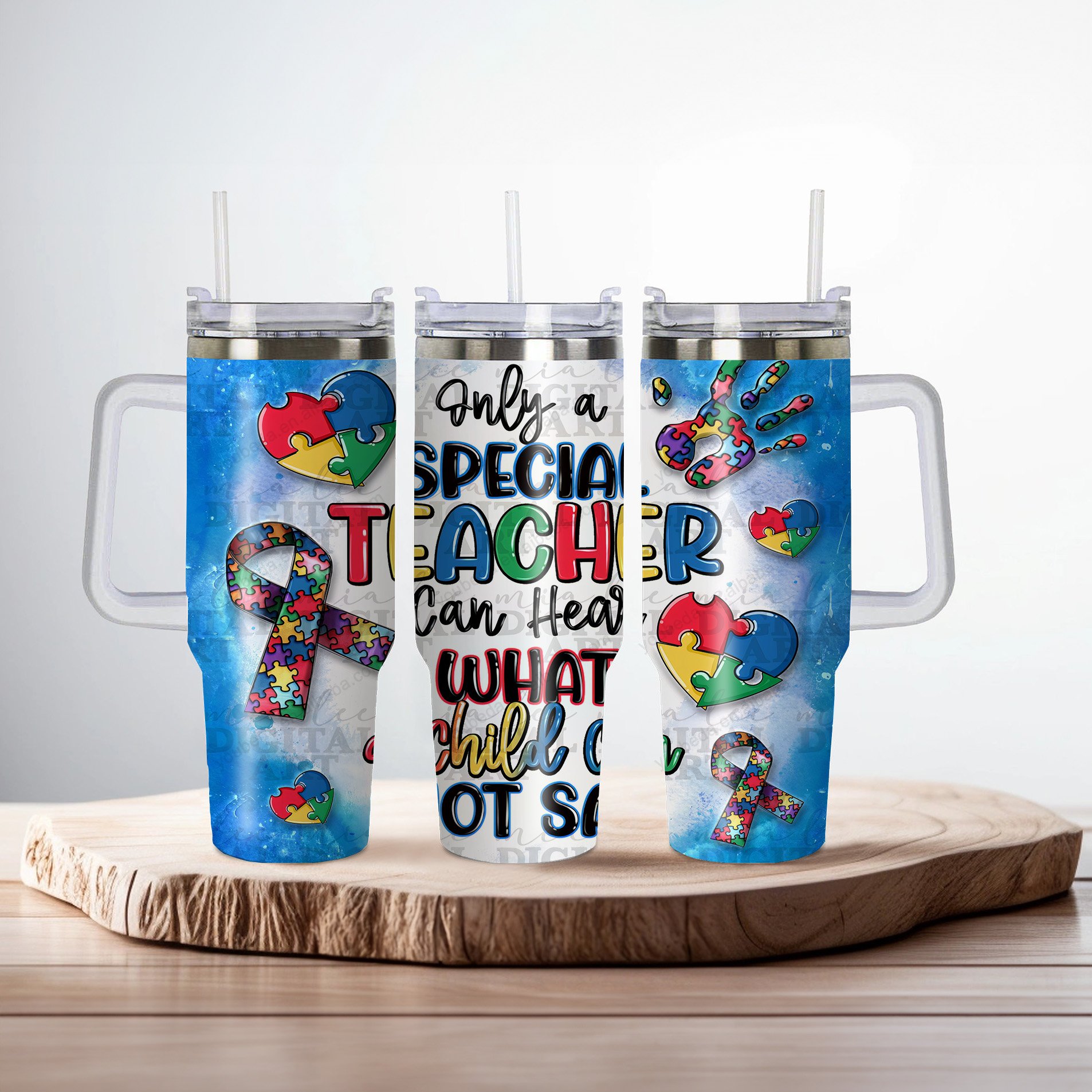 new innovative products custom sublimation teacher gift Travel Mug 30oz 40oz outdoor mugs glass tumbler with handle and lid