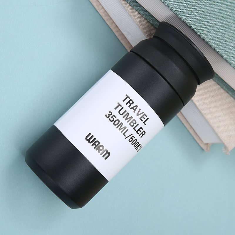 Factory 350ml 500ml Insulated Simple Mug Stainless Steel Vacuum School Travel Coffee Tumbler