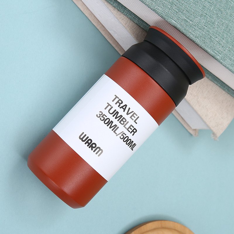 Factory 350ml 500ml Insulated Simple Mug Stainless Steel Vacuum School Travel Coffee Tumbler