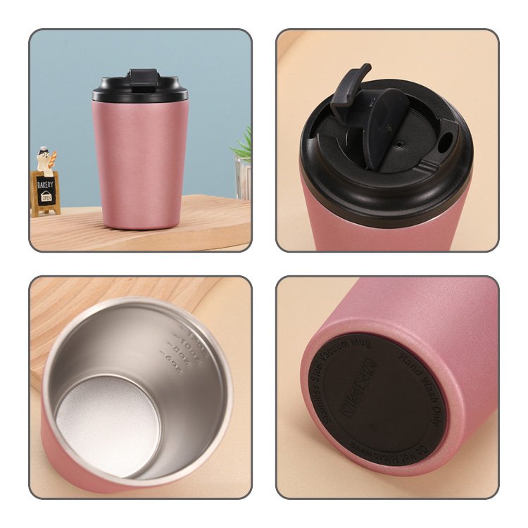 Sublimation 350 ml/500 ml 304 Stainless Steel Screw Lid Thermal Coffee Mug/ Coffee Tumbler / Car Travel Mug with Logo