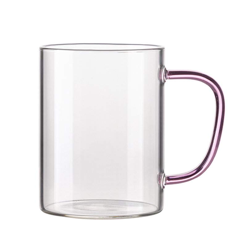 Big Capacity Sublimation Glass Beer Mug 15oz Christmas Party Custom Color Printed Cola Mug Glass Mug