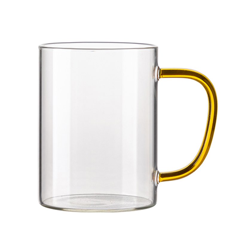 Big Capacity Sublimation Glass Beer Mug 15oz Christmas Party Custom Color Printed Cola Mug Glass Mug