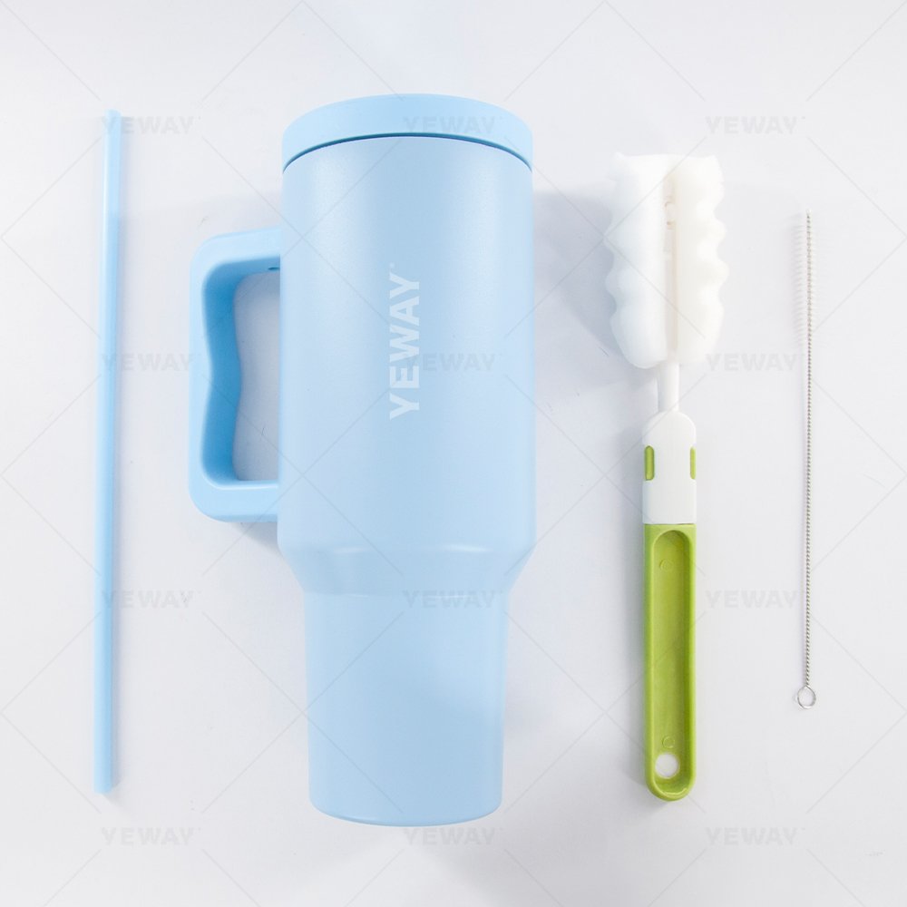 Yeway hot selling Stainless Steel Travel Mug Keeps Cold for 24 Hours 40oz Tumbler with Handle