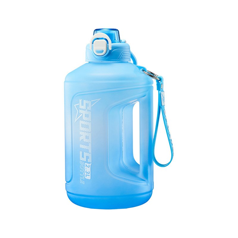 Leakproof Drinking Gym Time Marker Reusable Water Bottle Motivational Plastic Water Bottles For Fitness