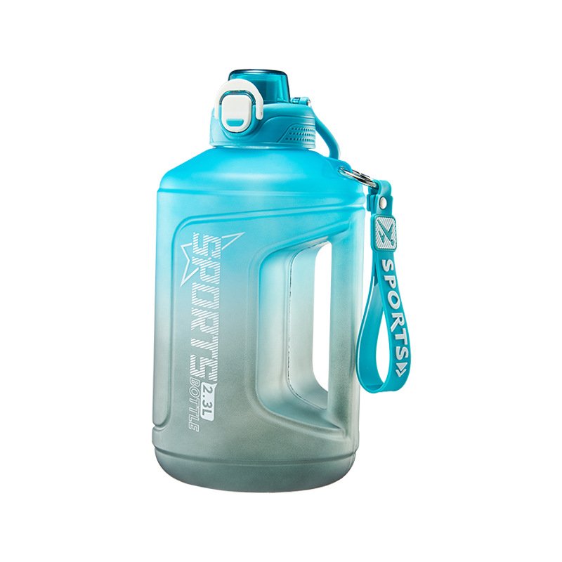 Leakproof Drinking Gym Time Marker Reusable Water Bottle Motivational Plastic Water Bottles For Fitness