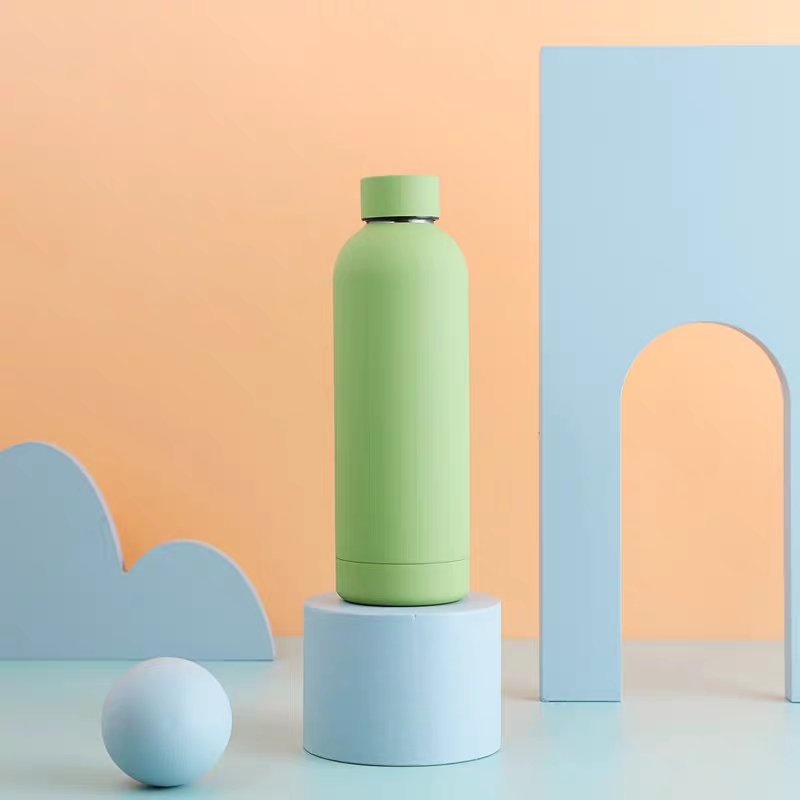 BPA FREE 500ml 750ml Stainless Steel Water Bottle Double Wall Vacuum Insulated Flask with Portable Lid