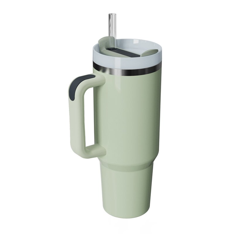 40OZ Stainless Steel Colorful Sublimation Car Tumbler with Handle Adventure Travel 40oz