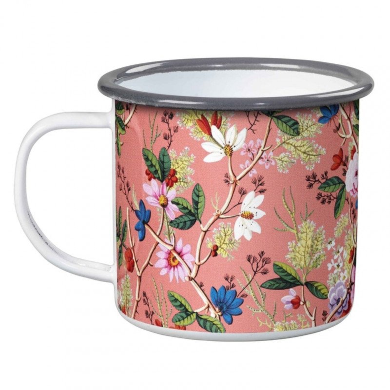 Customised reusable freezer cartoon 8oz enamel mug