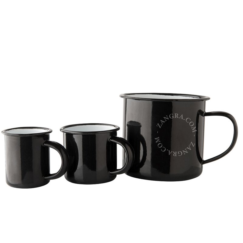 Customised reusable freezer cartoon 8oz enamel mug