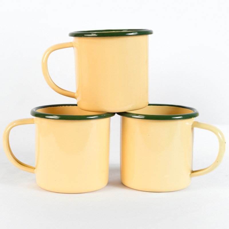 Customised reusable freezer cartoon 8oz enamel mug