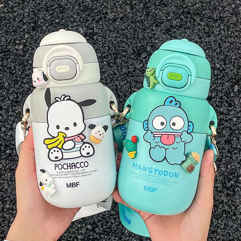 MAIMA Kuromi Mini Portable Water Cup 300ml Stainless Steel Water Bottle Insulation Cup Winter Hot Water Cup