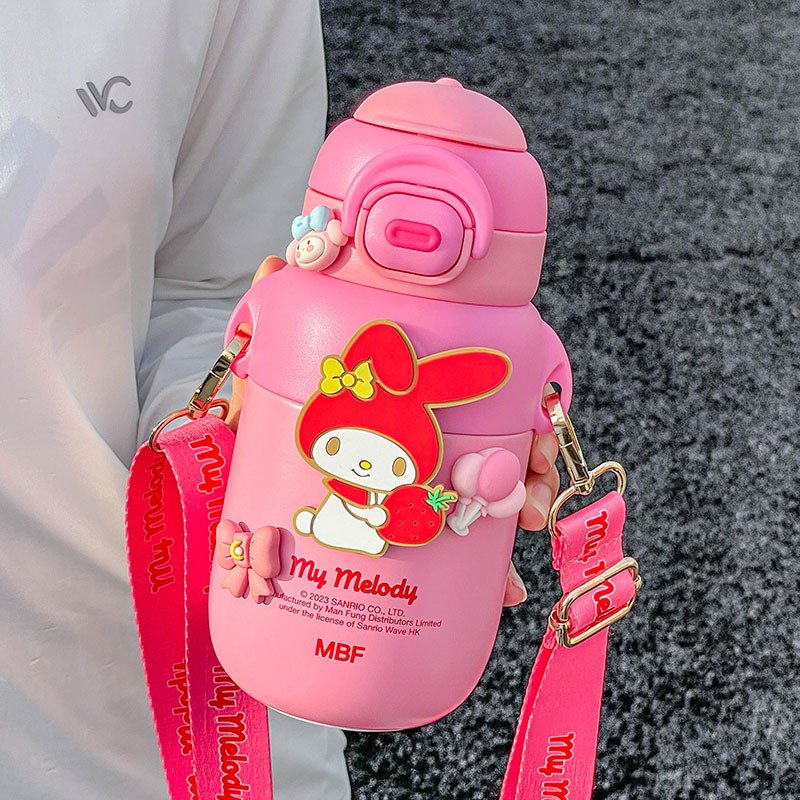 MAIMA Kuromi Mini Portable Water Cup 300ml Stainless Steel Water Bottle Insulation Cup Winter Hot Water Cup