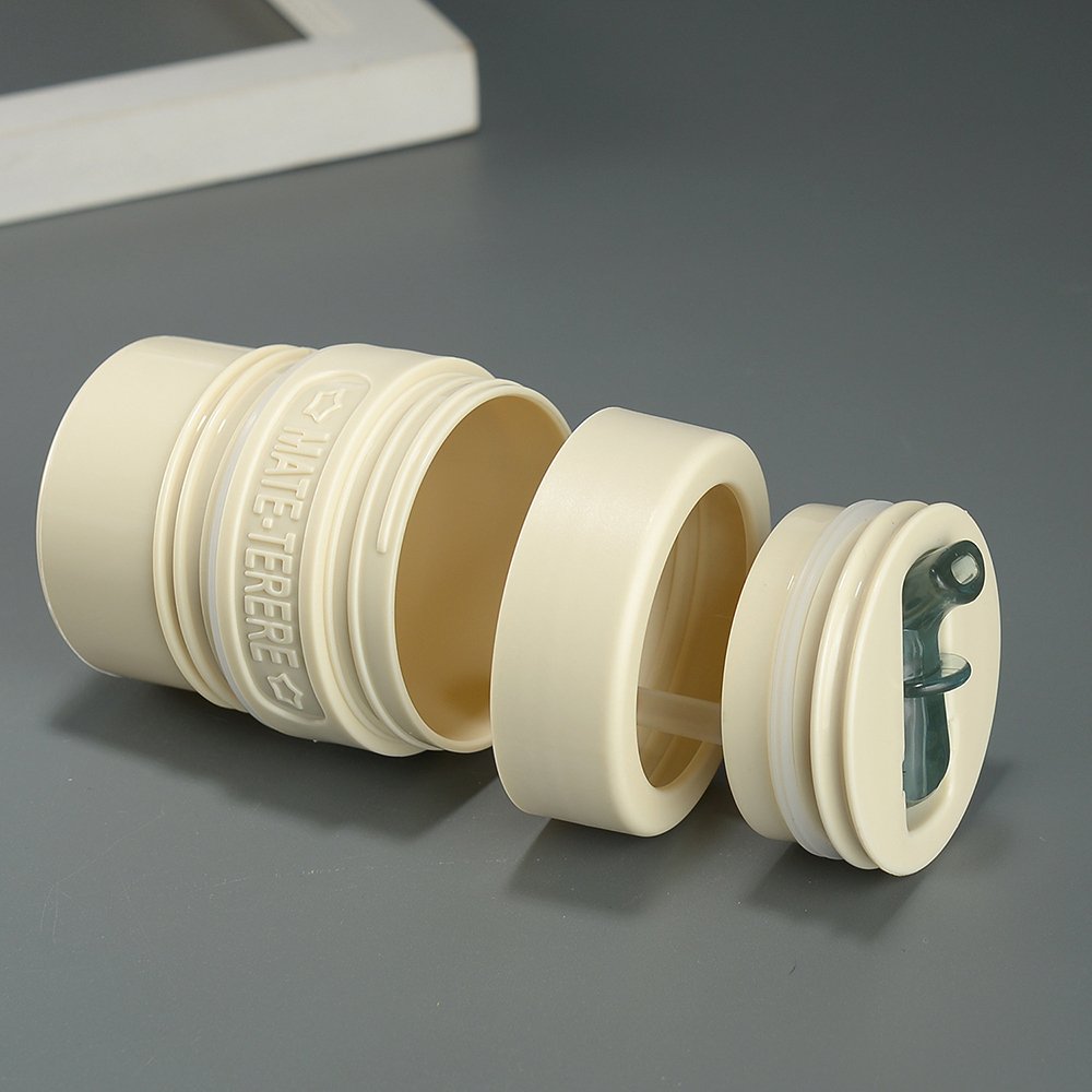 Fuboom New Design 500ml/700mlYerba Mate Thermos Double Wall 304 Stainless Steel Insulated Wide Mouth Vacuum Flask Water Bottle