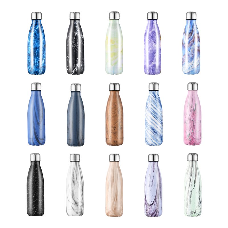 Popular Design Stainless Steel Double Wall Insulated Reusable Water Bottle For Kids