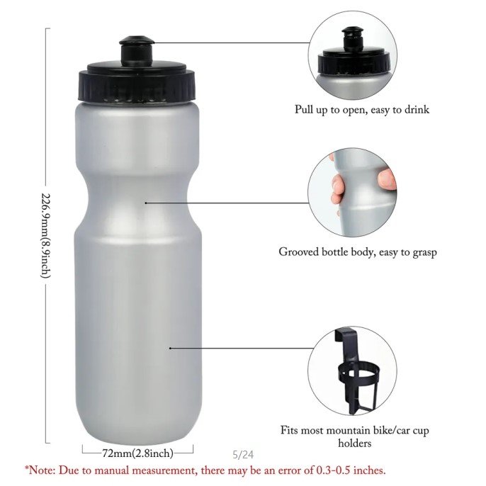 Cycling/Bike/Bicycle Sports bottle reusable plastic drinking water bottle