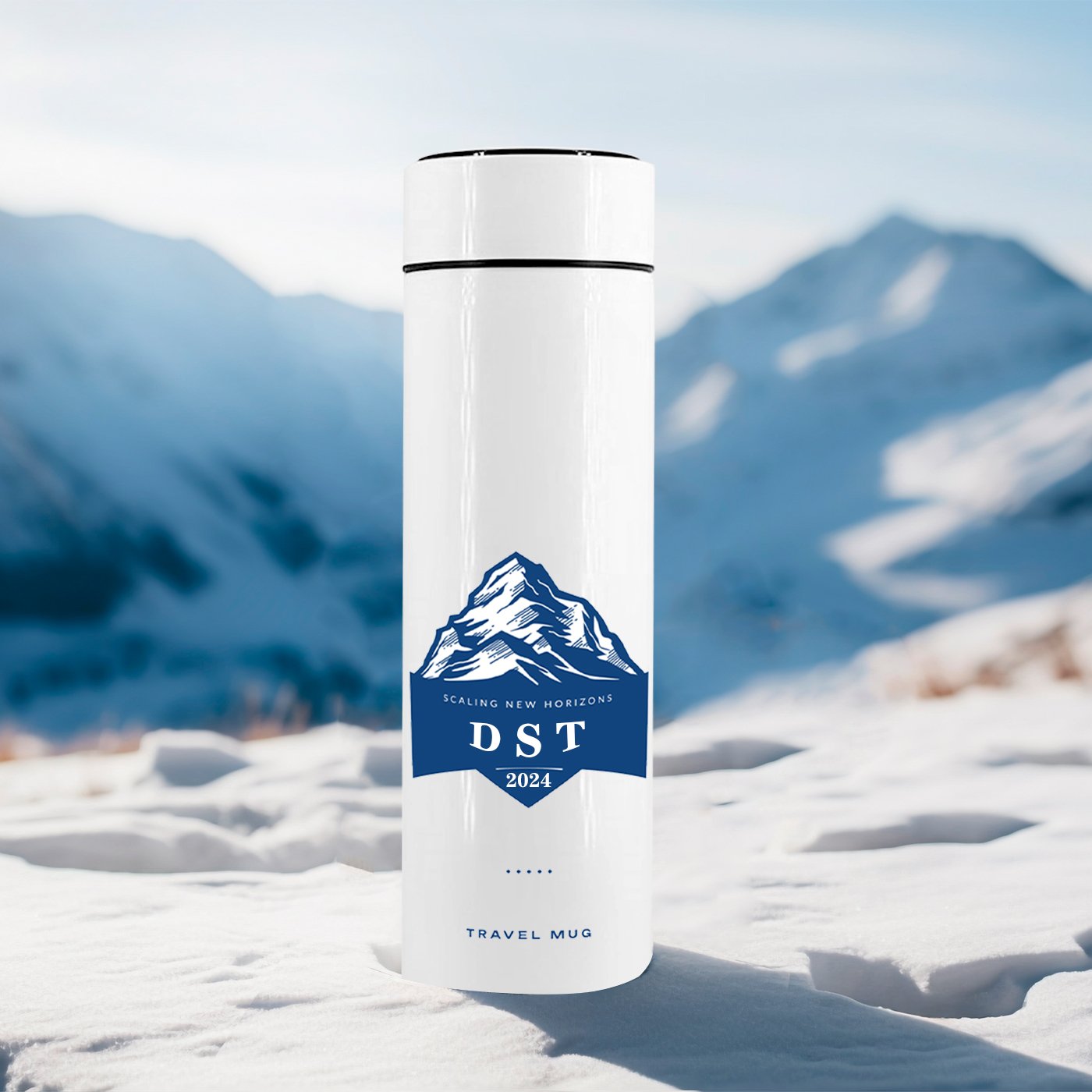 Customized LOGO 500ml Digital LED temperature display vacuum flask thermoses smart stainless steel water bottles smart drinkware