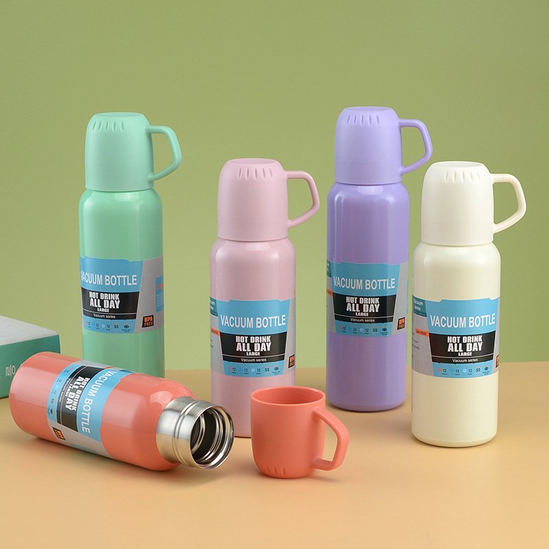 Casual Green Spares Water 1.5l 1pc Vacuum Flask With Handle 20oz, Thermos Mug Gift Set