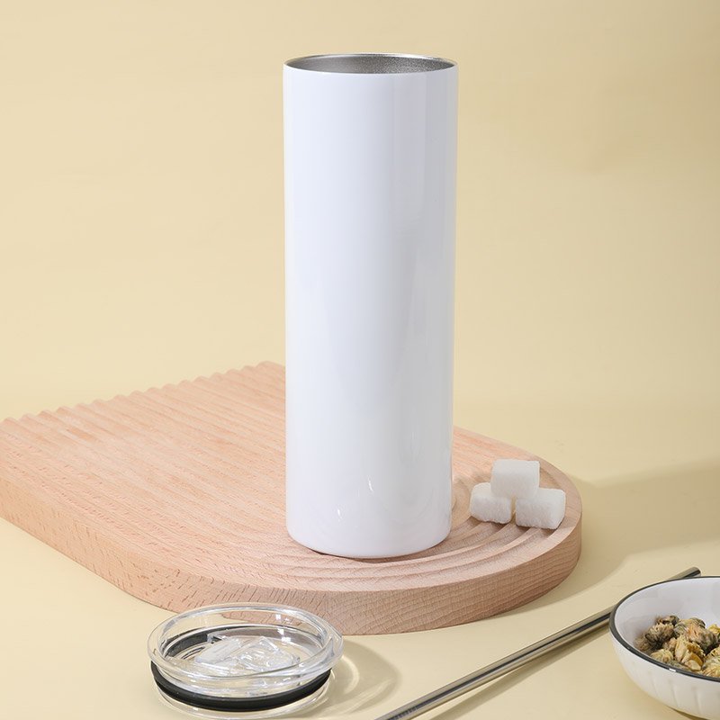 White Color 20oz Termos De Acero Inoxidable Para Frio Ycaliente 304 Stainless Steel Water Bottle With Straw