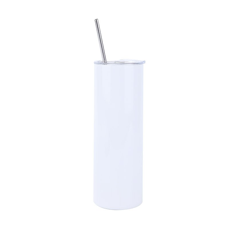 White Color 20oz Termos De Acero Inoxidable Para Frio Ycaliente 304 Stainless Steel Water Bottle With Straw